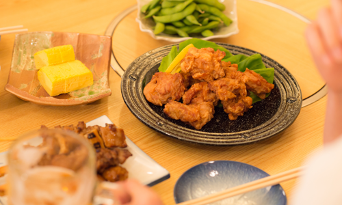 手焼きだし巻 ねぎ、居酒屋、総菜店の一品に